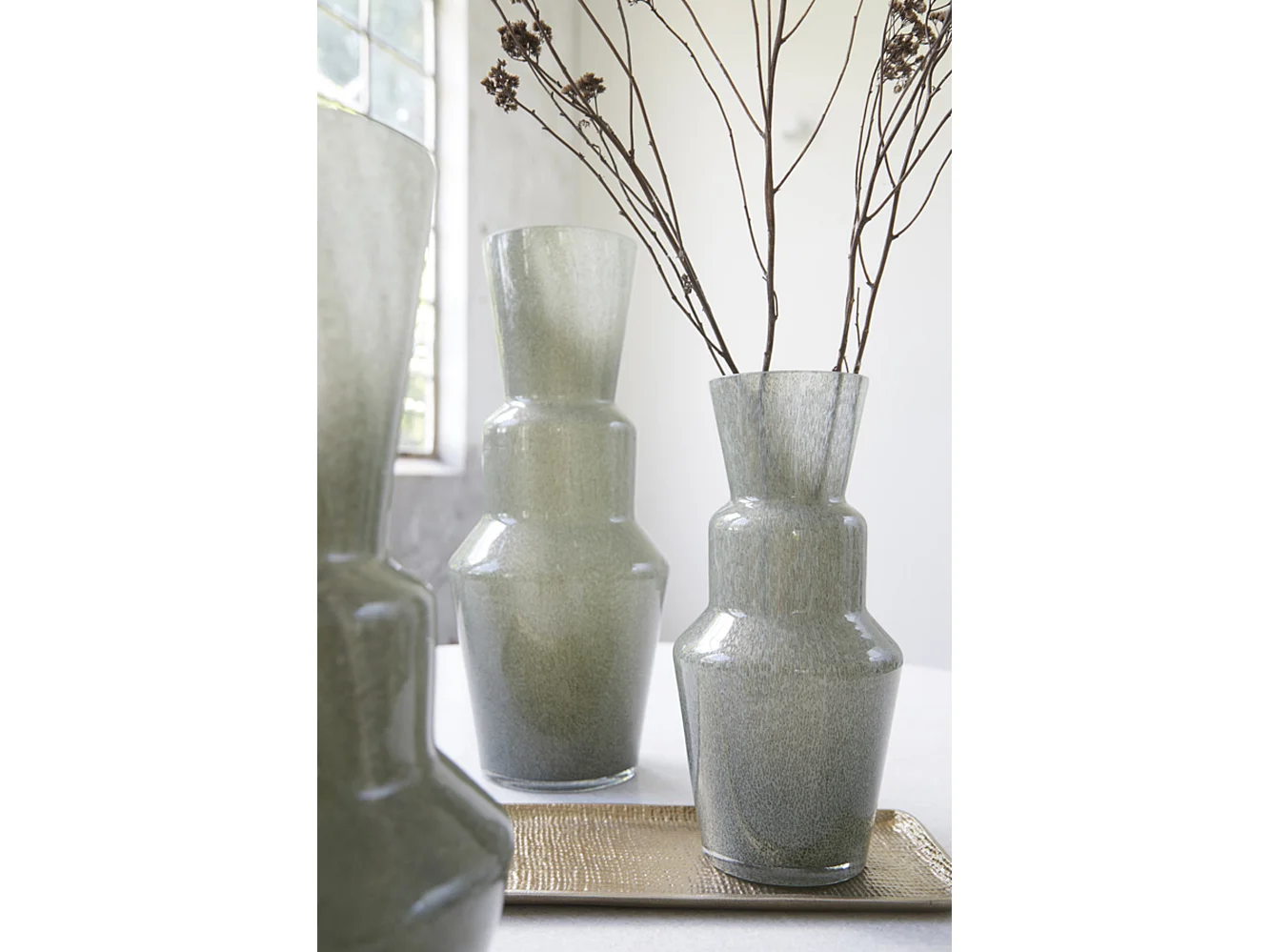 Vase TROSMU - Ø20,5x36cm - Vert