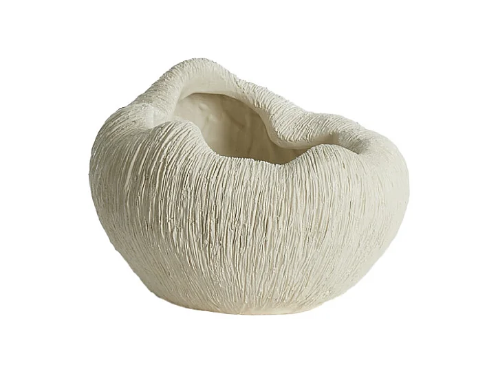 Vase DENISA - 34x28x21cm - Blanc