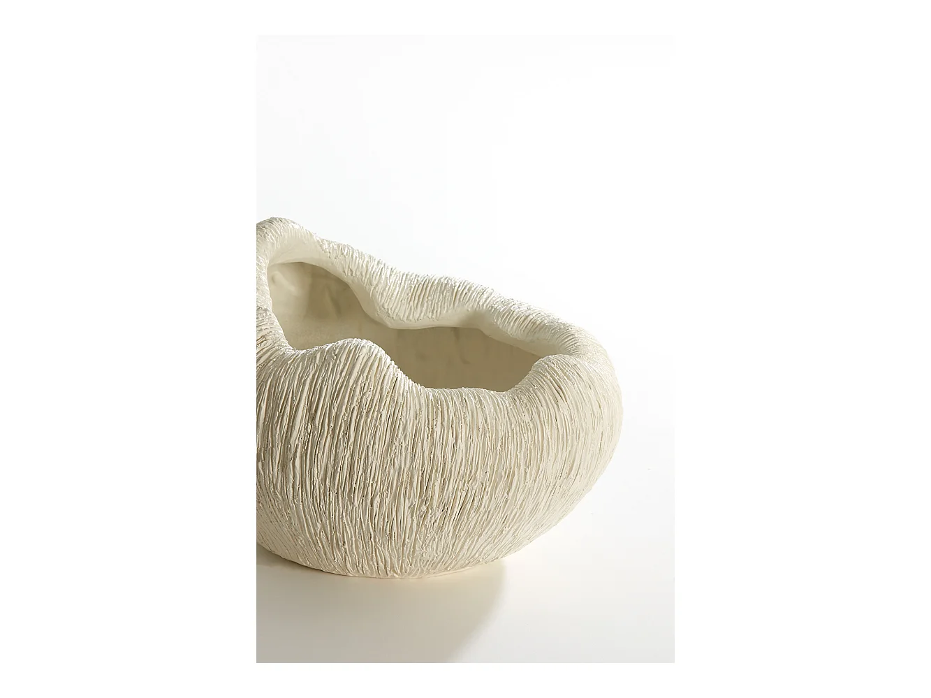 Vase DENISA - 34x28x21cm - Blanc