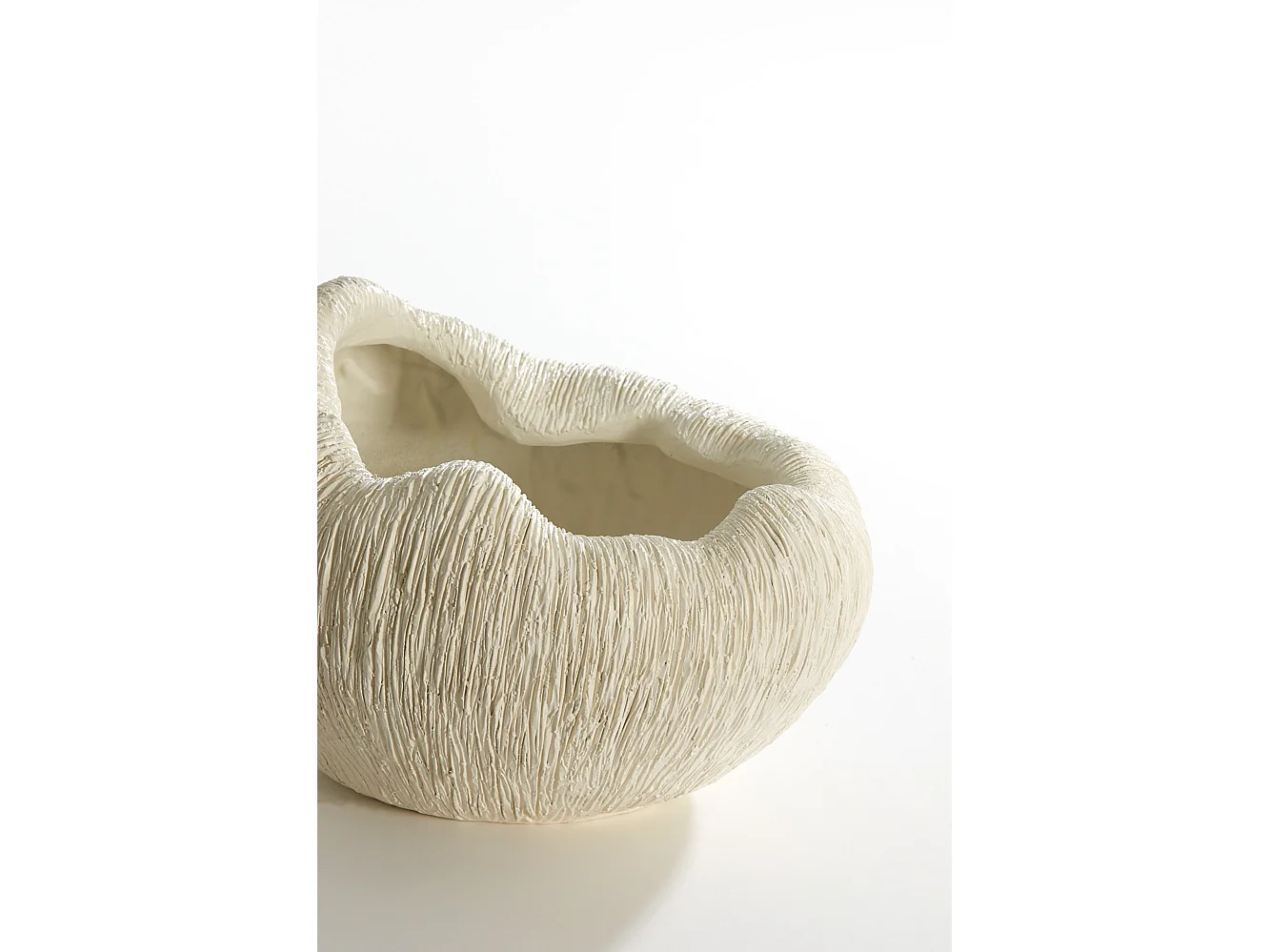 Vase DENISA - 34x28x21cm - Weiß