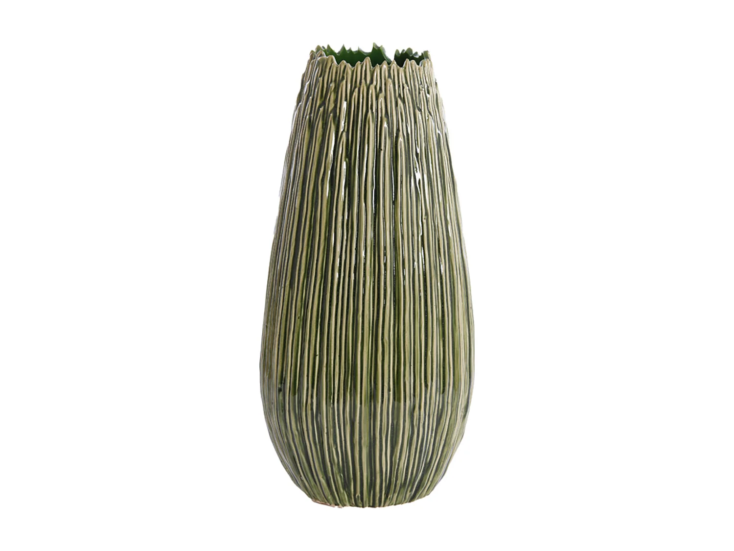 Jarrón KOPRA - Ø24,5x52cm - Verde