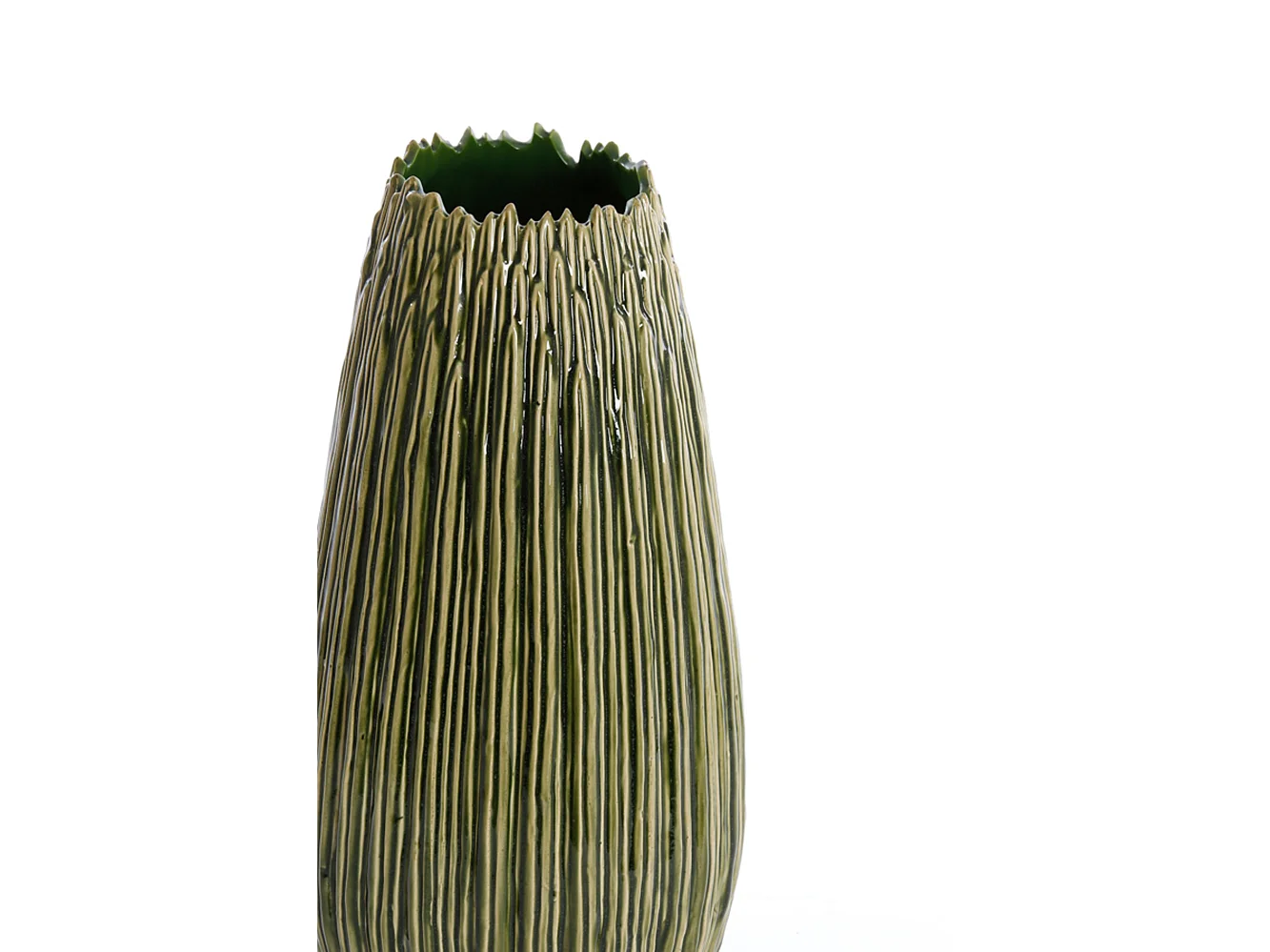 Jarrón KOPRA - Ø24,5x52cm - Verde