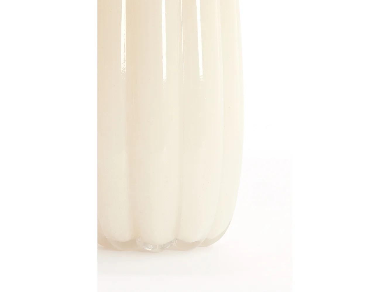 Vase SEDONA - Ø16x27cm - Blanc