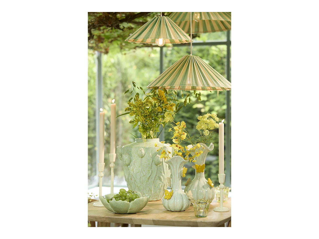 Vase JUANA - Ø36x36cm - Vert