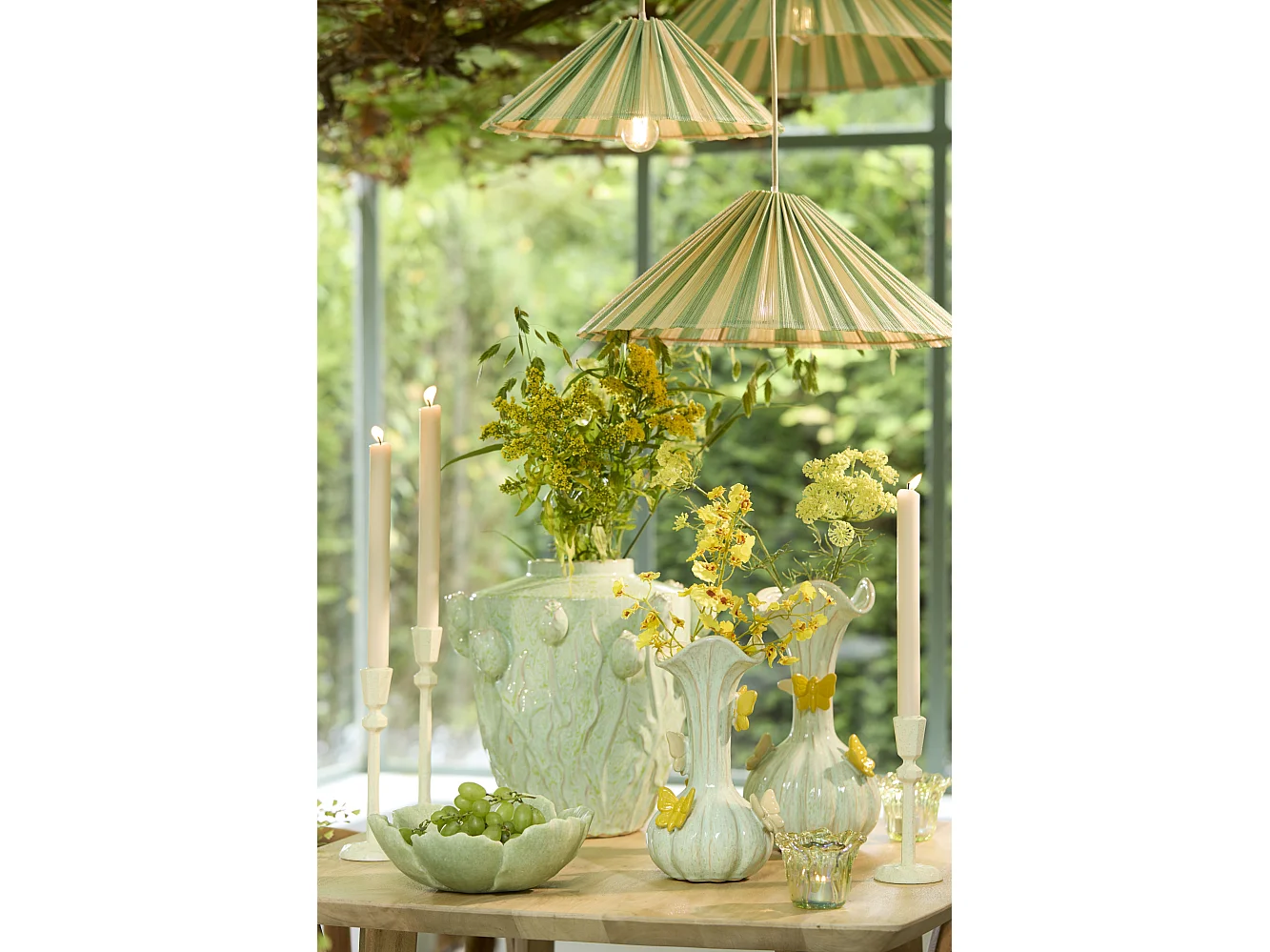 Vase JUANA - Ø36x36cm - Vert