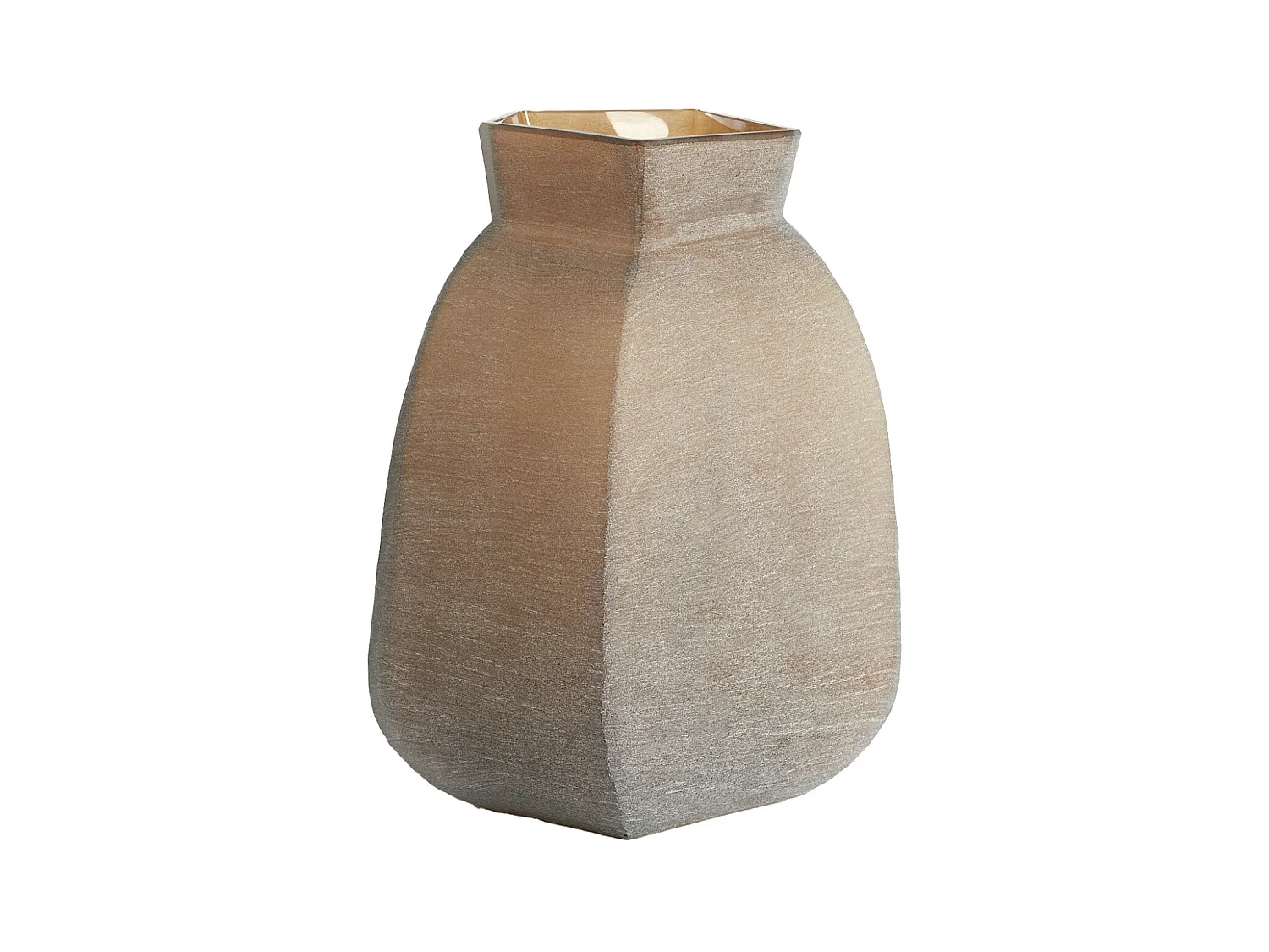 Vase VELIKO - 28x25,5x40cm - Marron
