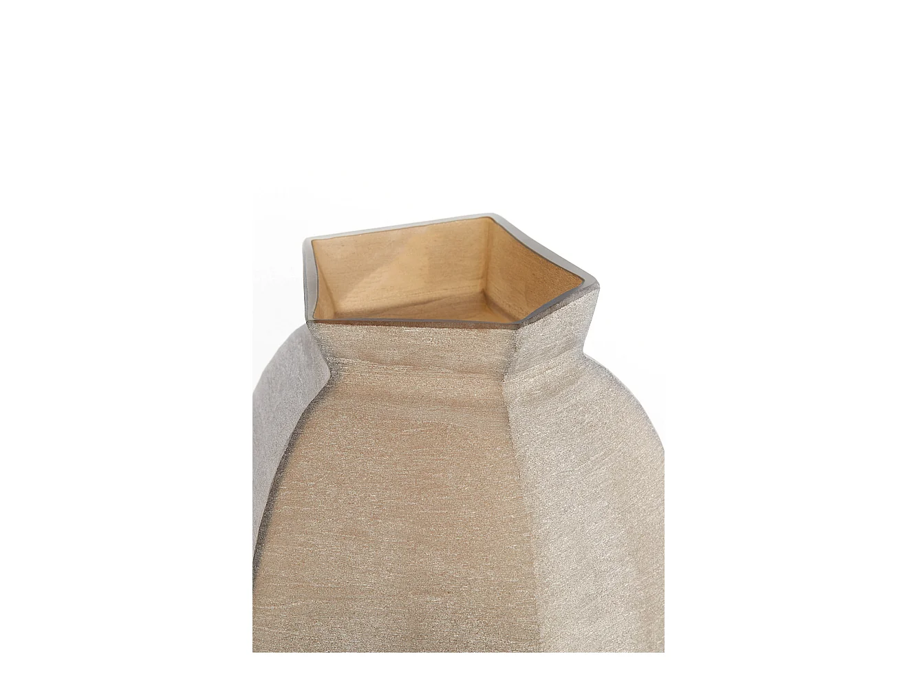 Vase VELIKO - 28x25,5x40cm - Marron