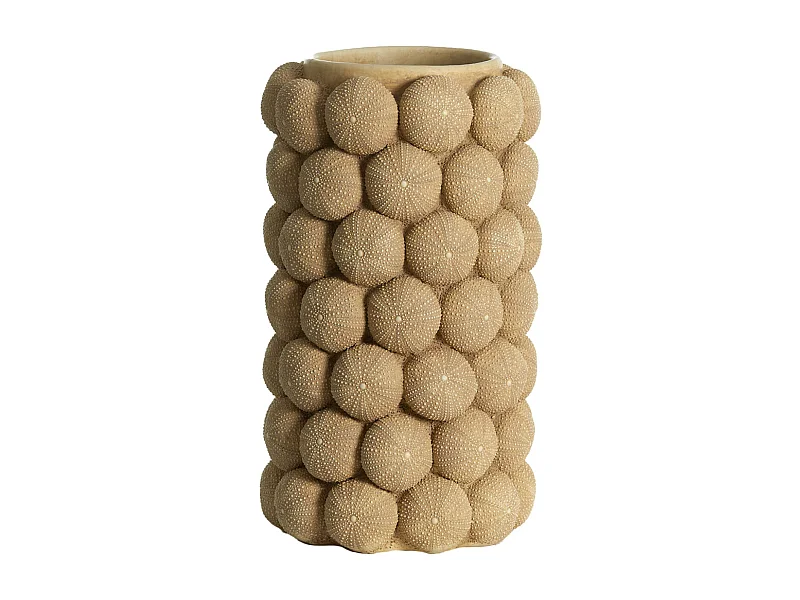 Vase OURSIN - Ø19x32,5cm - Marron