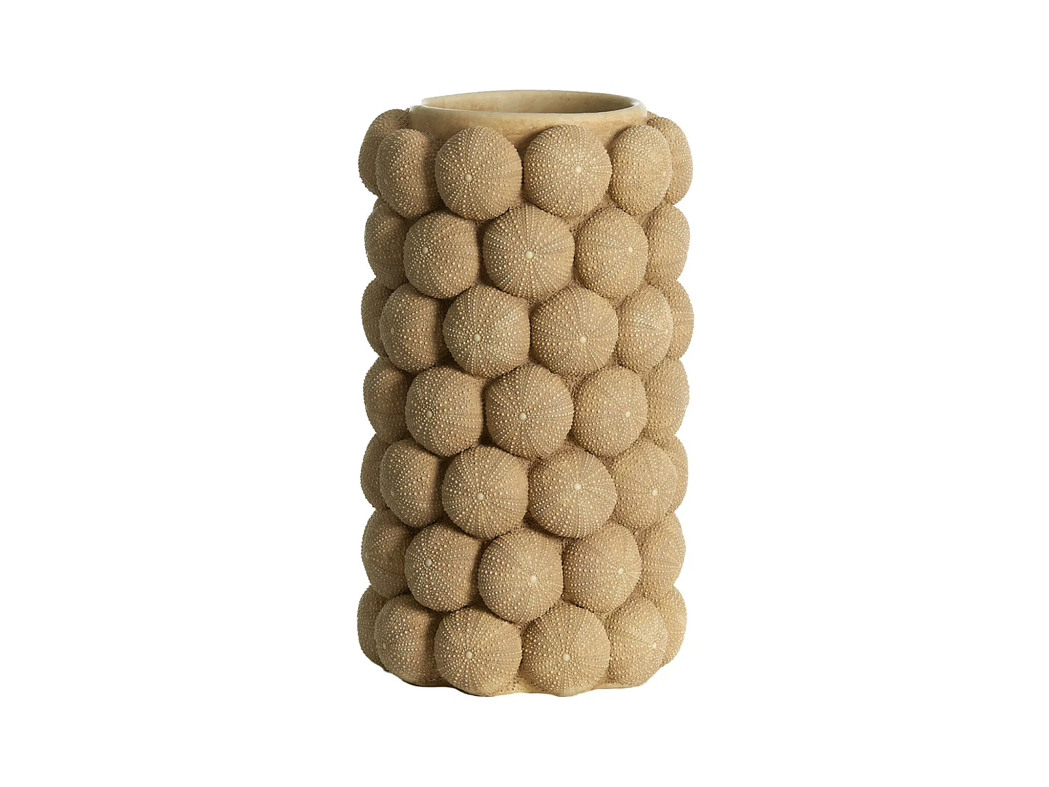 Vase OURSIN - Ø19x32,5cm - Marron