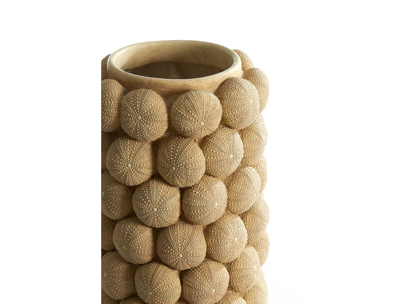 Vase OURSIN - Ø19x32,5cm - Marron