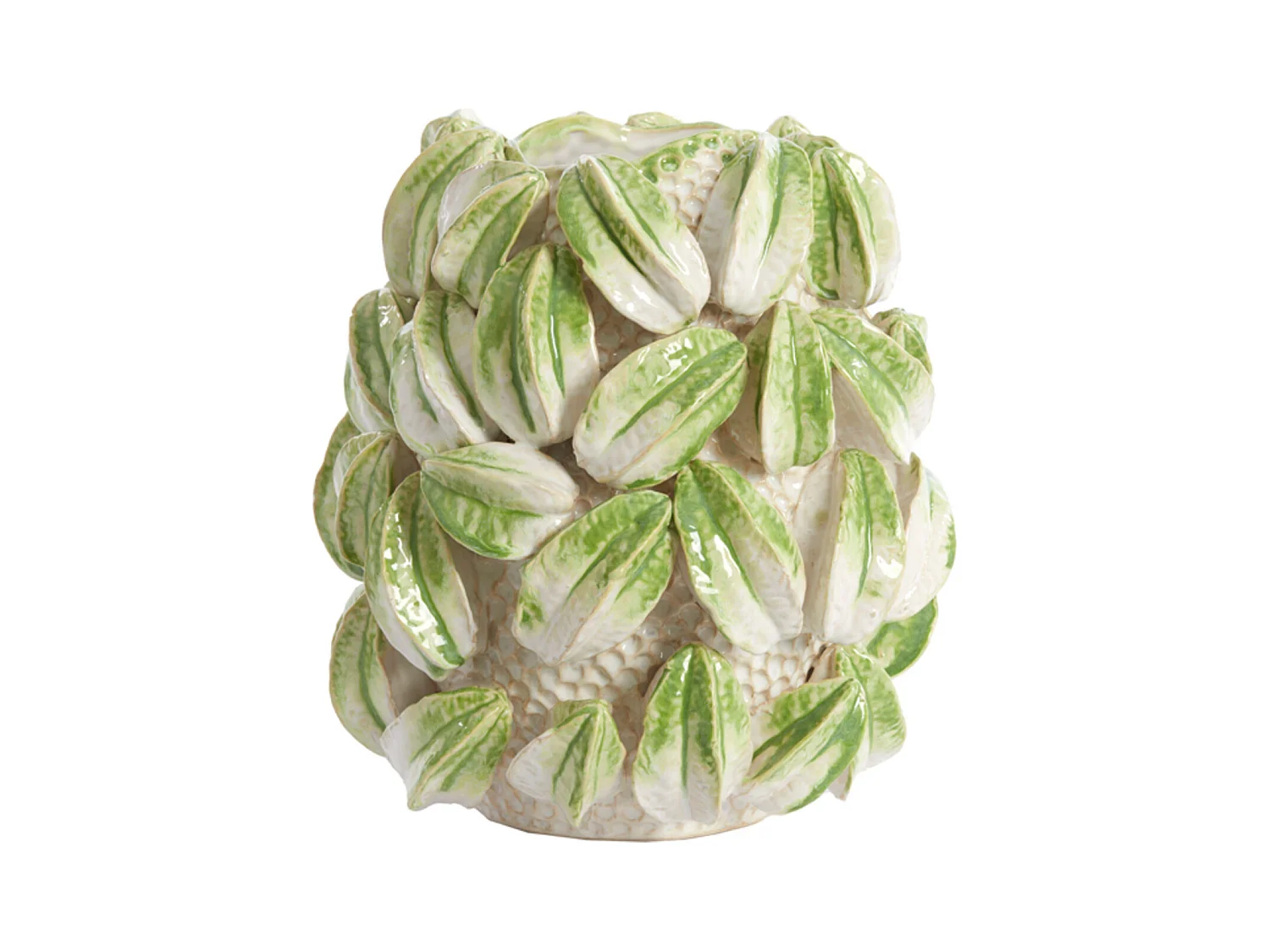 Vase CARAMBOLA - 32x31,5x36,5cm - Blanc