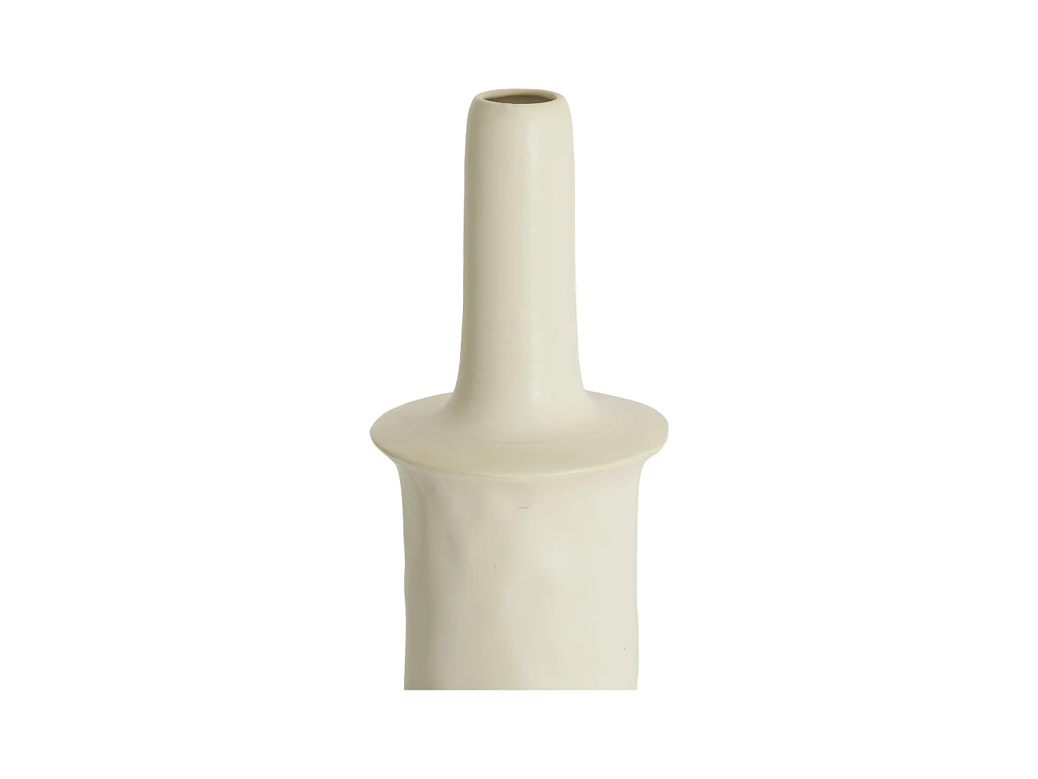 Vase SENNES - Ø20x65,5cm - Weiß