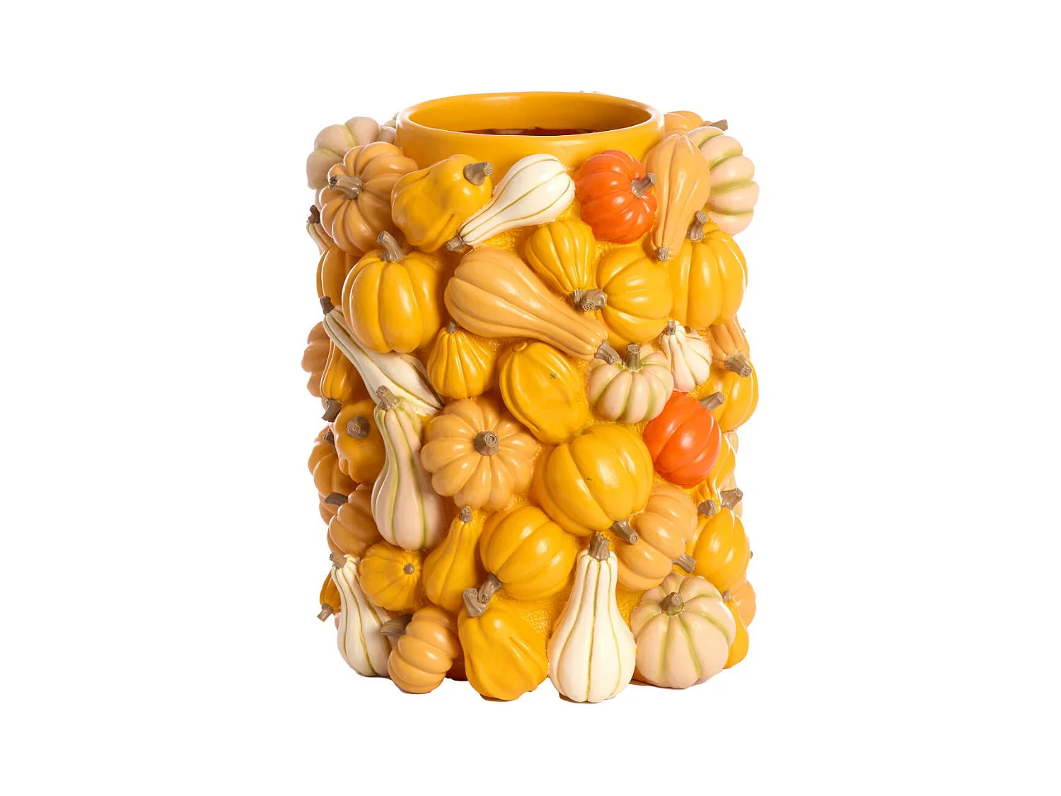 Vase CITROUILLE - Ø27,5x33cm - Jaune