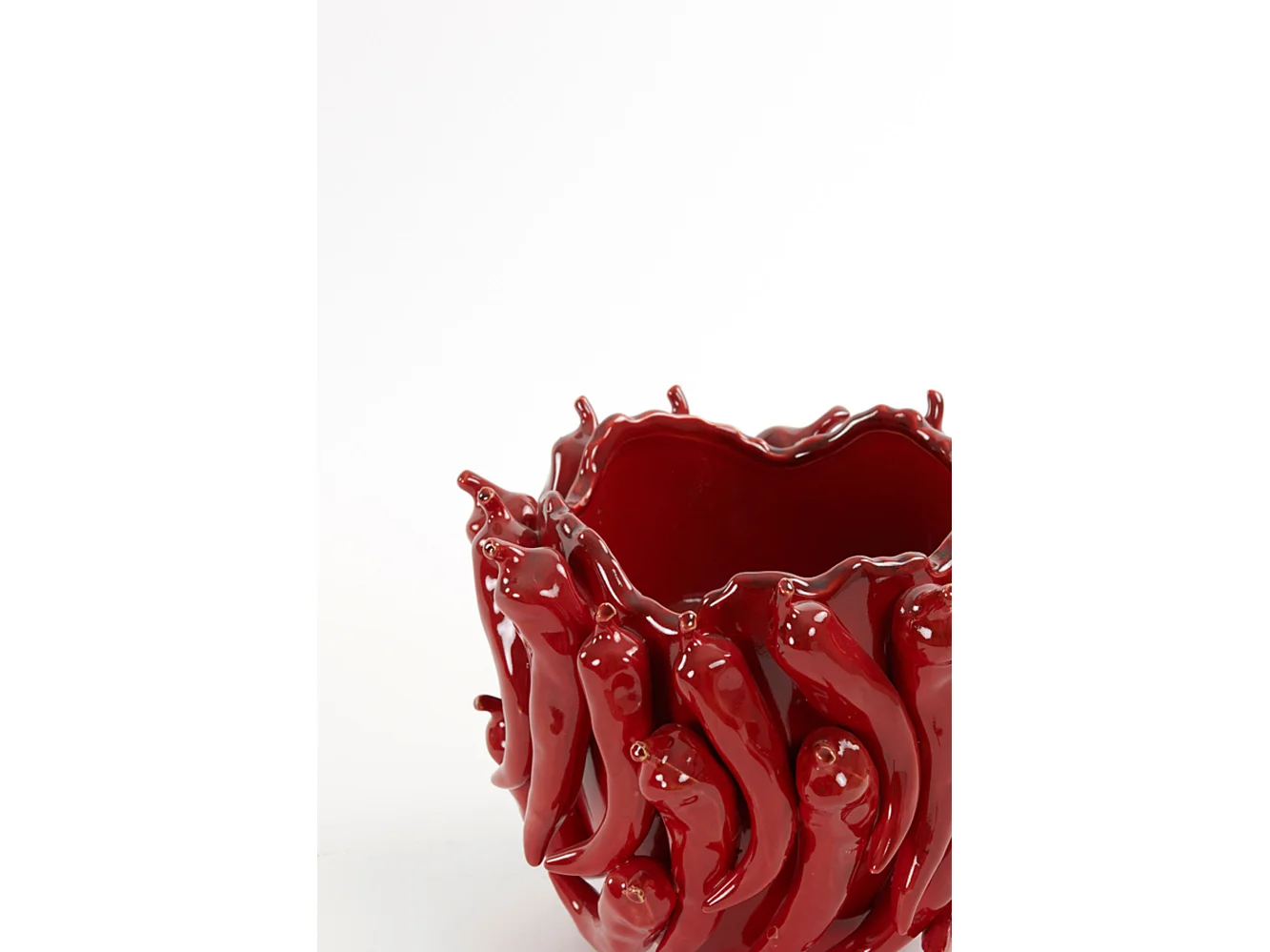 Vase PEPPER - 25,5x24,5x20,5cm - Rot