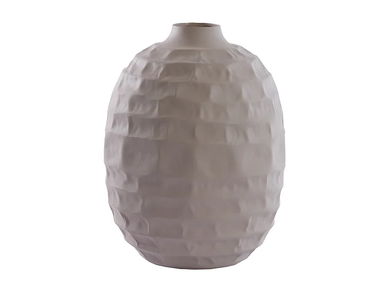 Jarrón TARIVA - Ø25x35cm - Gris