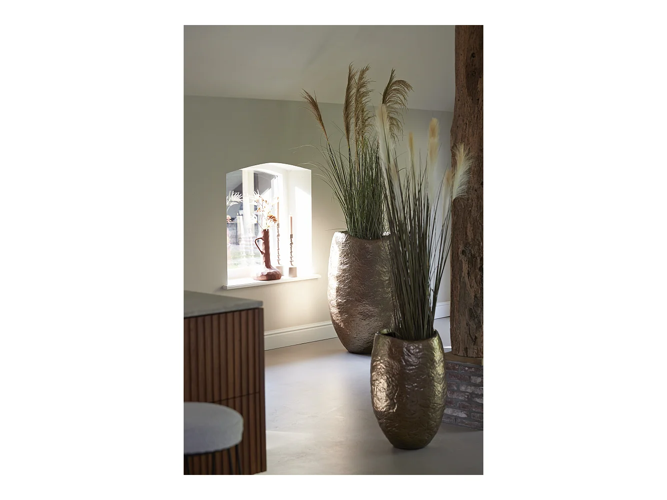 Vase TINGRI - Ø59x90cm - Bronze