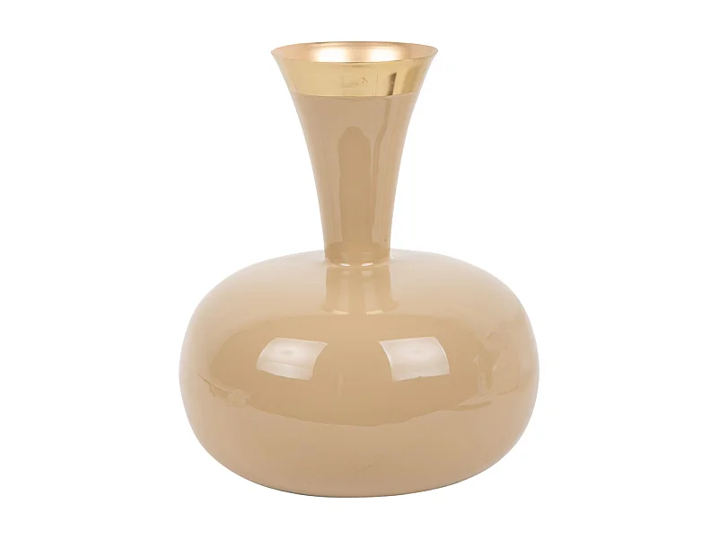 Jarrón Yara Grande - Marrón suave