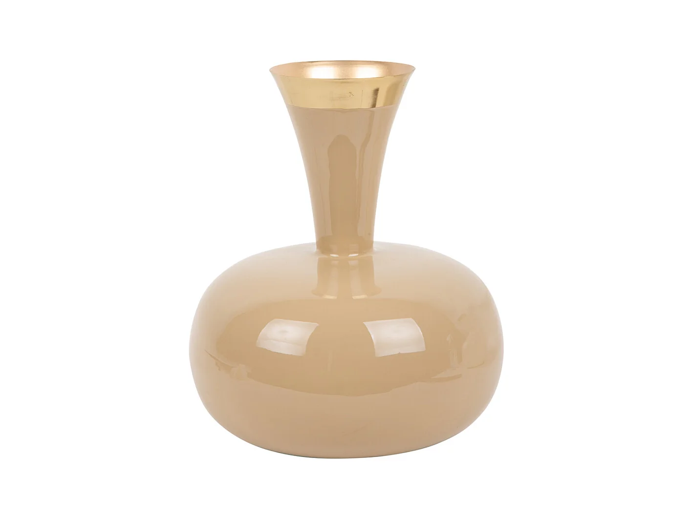 Vase Yara Groß - Zartes Braun