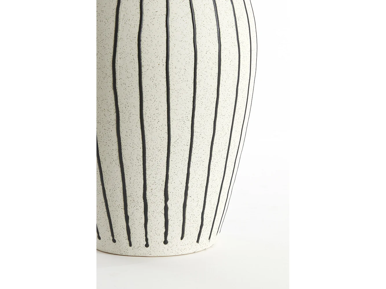 Vase DIPHU - Ø23,5x43cm - Blanc