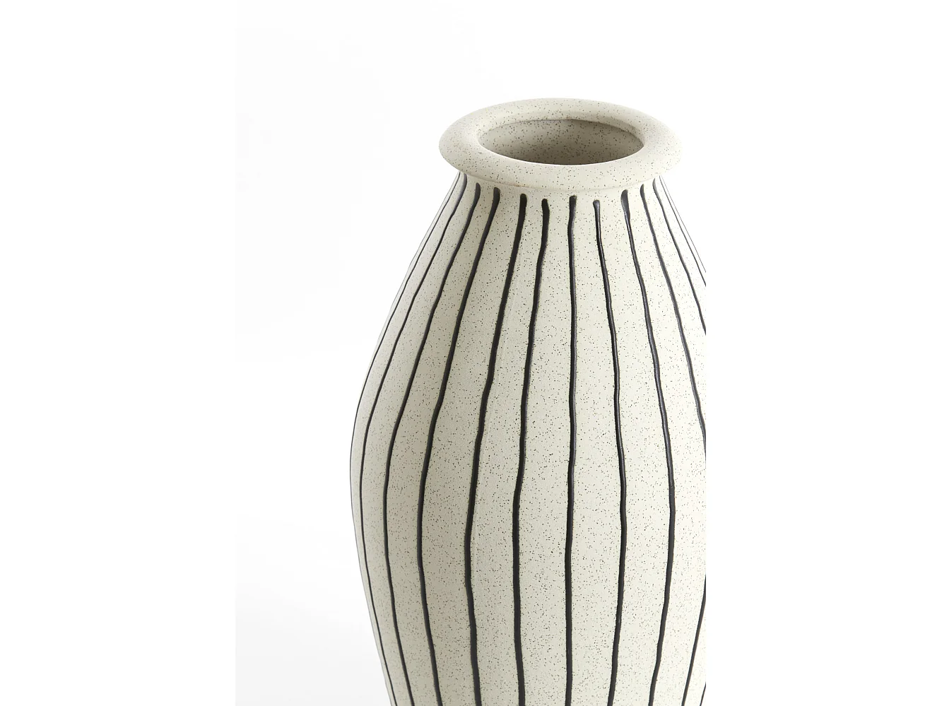 Vase DIPHU - Ø23,5x43cm - Blanc