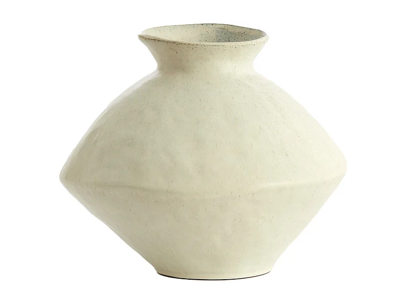 Vase BEATO - Ø34x27,5cm - Blanc
