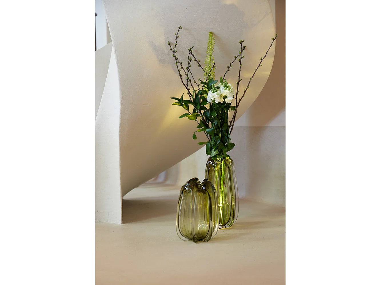 Vase MURELA - Ø21x38cm - Vert