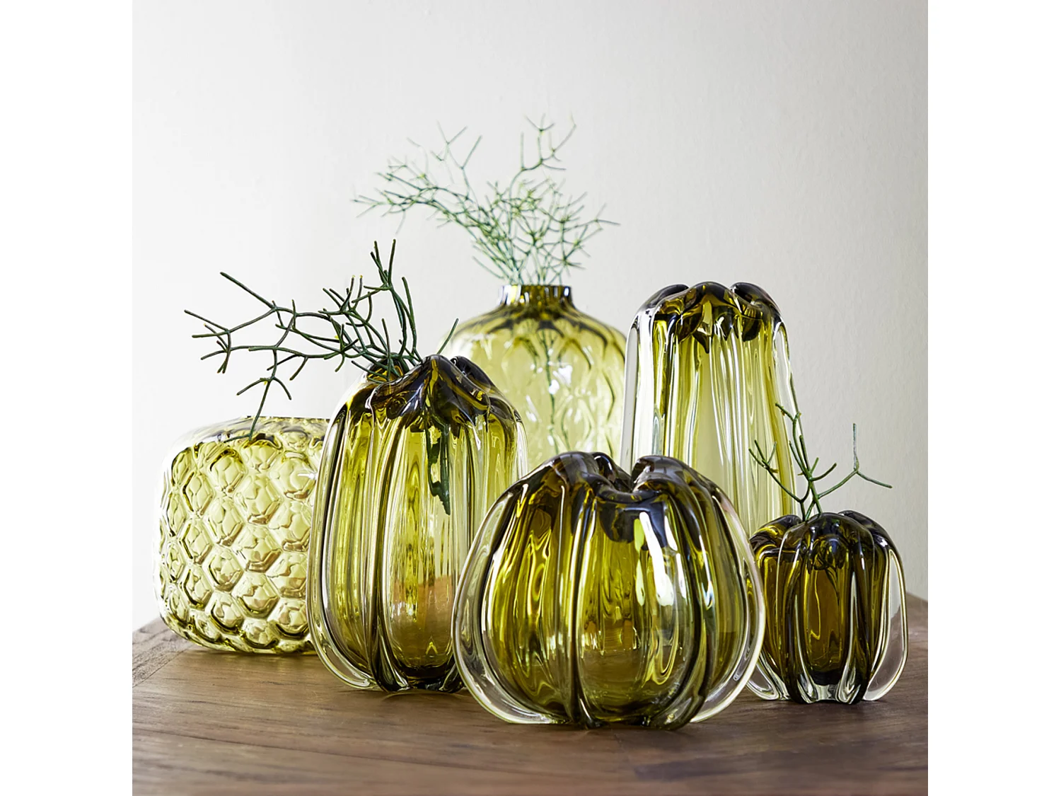 Vase MURELA - Ø21x38cm - Vert