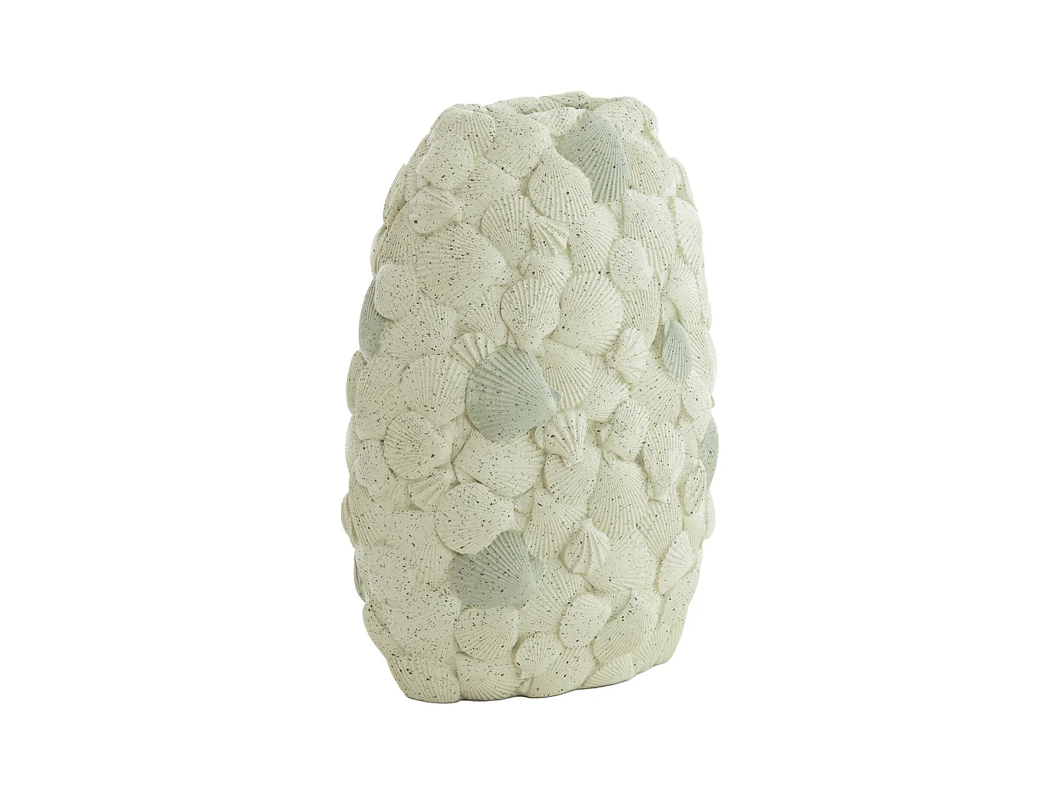 Vase SHELL - 31,5x19,5x40cm - Blanc