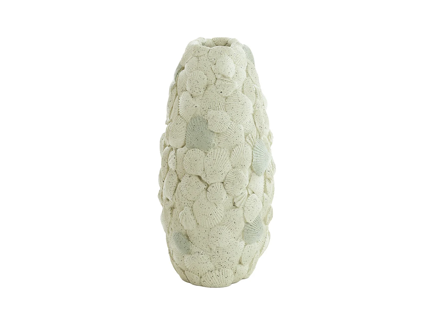 Vase SHELL - 31,5x19,5x40cm - Blanc