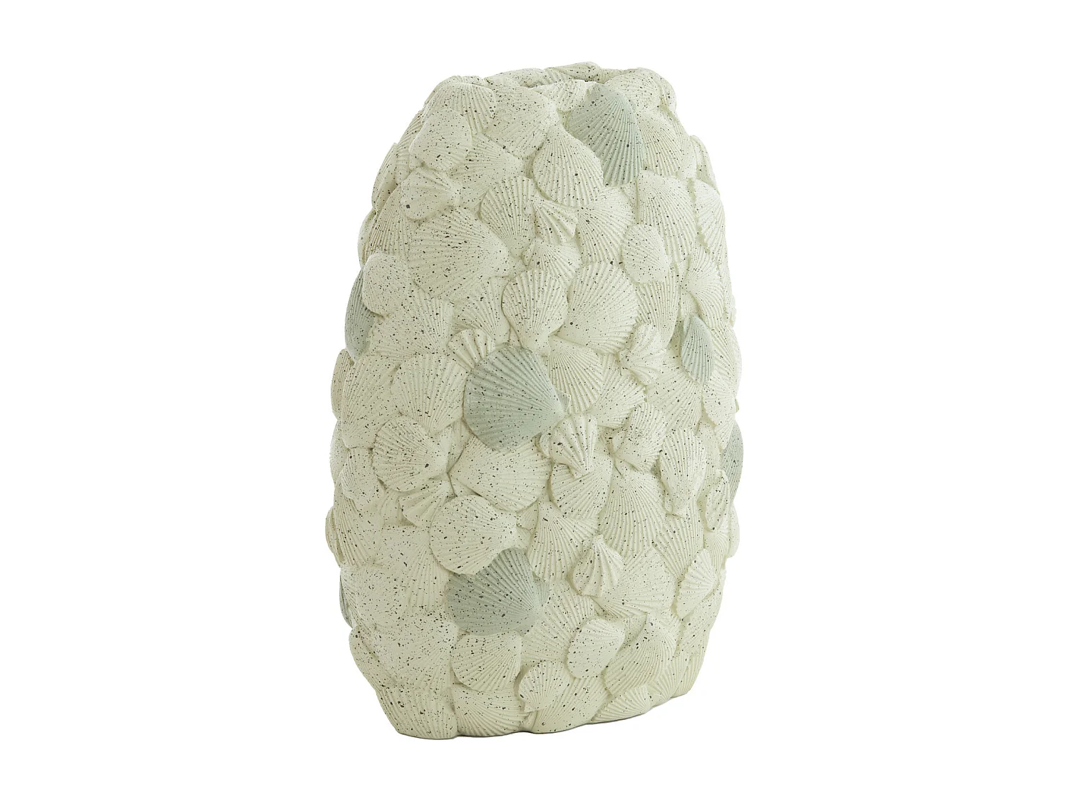 Vase SHELL - 31,5x19,5x40cm - Blanc