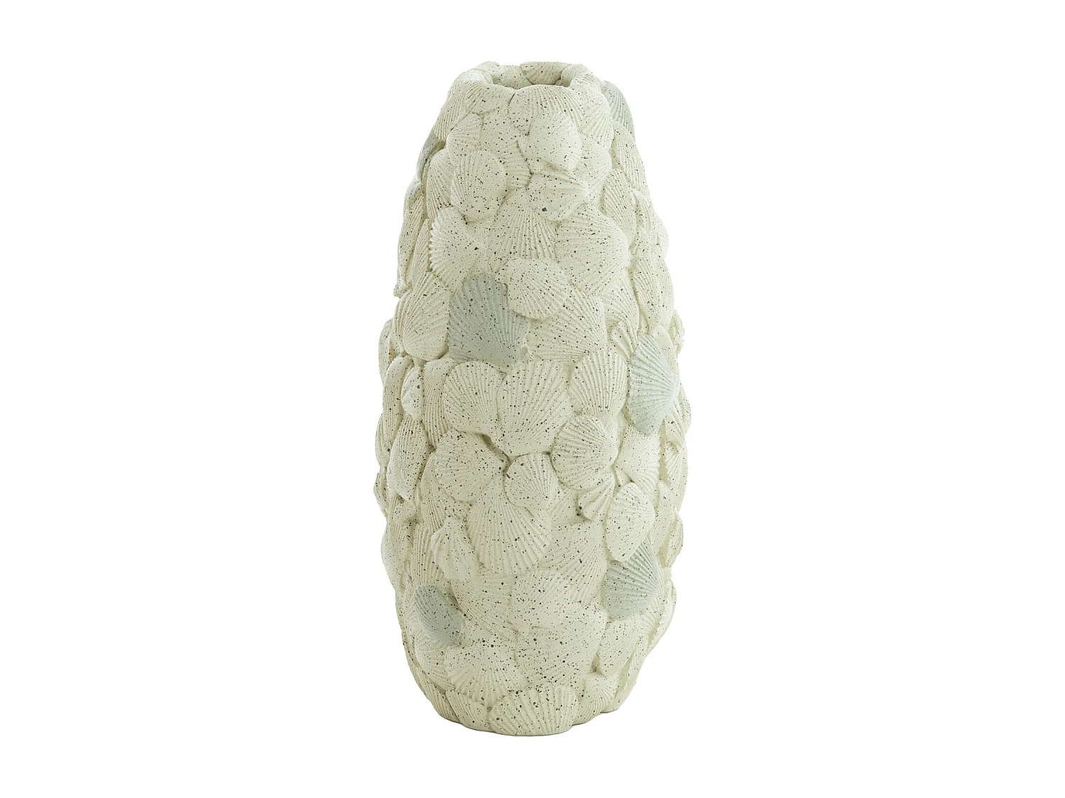 Vase SHELL - 31,5x19,5x40cm - Blanc