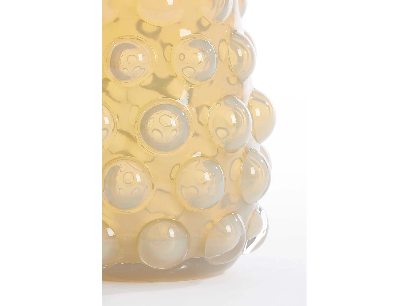 Vase HAROA - Ø15,5x19cm - Jaune