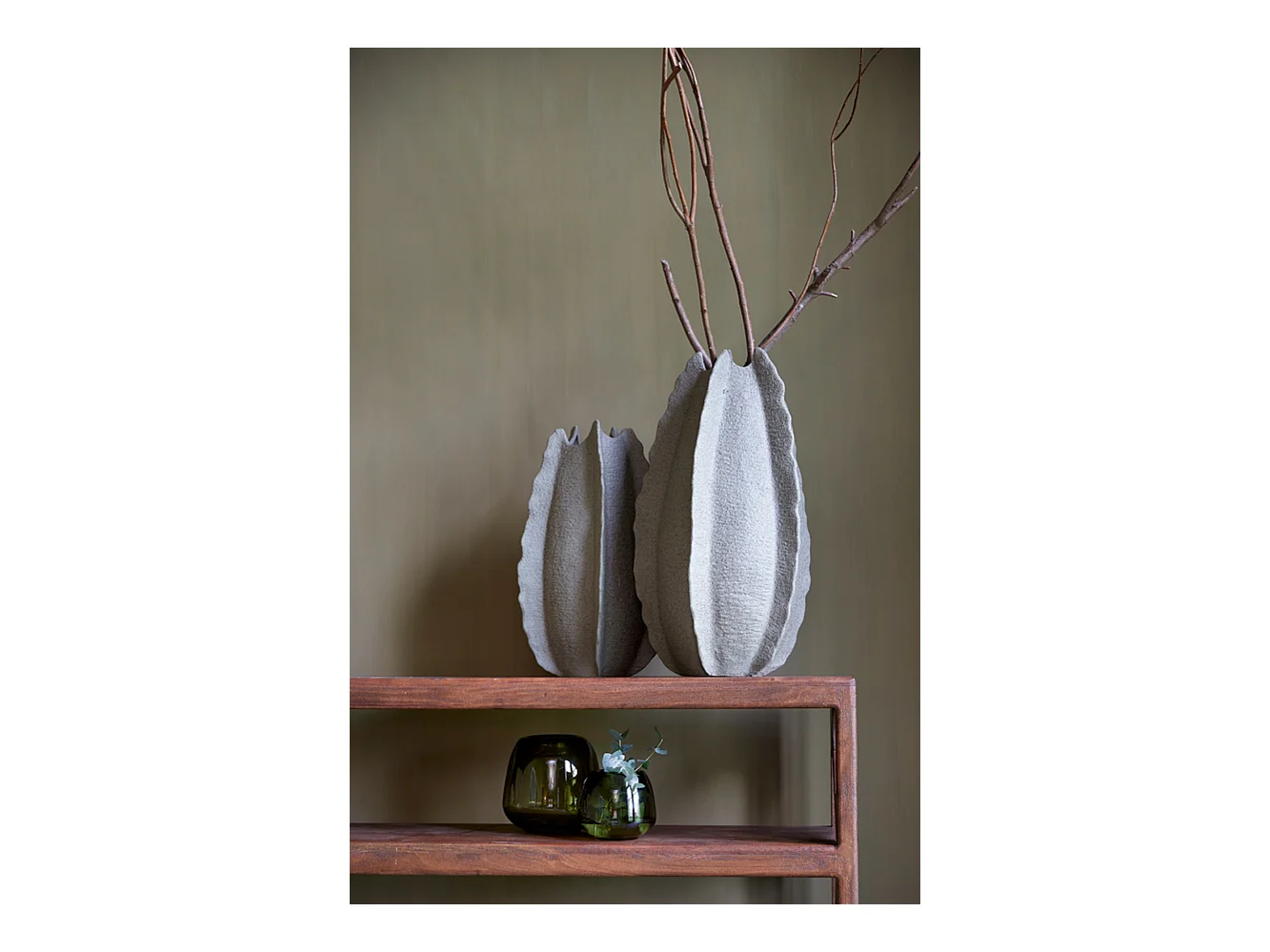 Vase KELAPA - Ø31x53cm - Vert