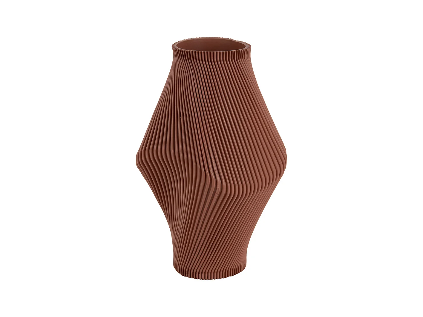 Vaas Twisted Rib Large - Warm brown