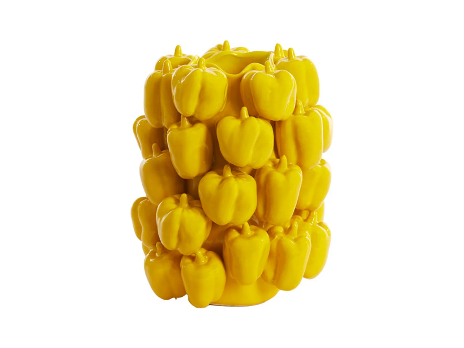 Vase BELLPEPPER - 23,5 x 23 x 32,5 cm - Jaune