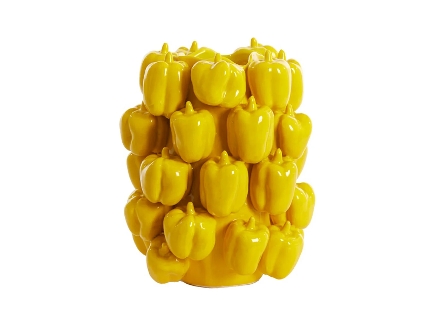 Vase BELLPEPPER - 23,5 x 23 x 32,5 cm - Jaune