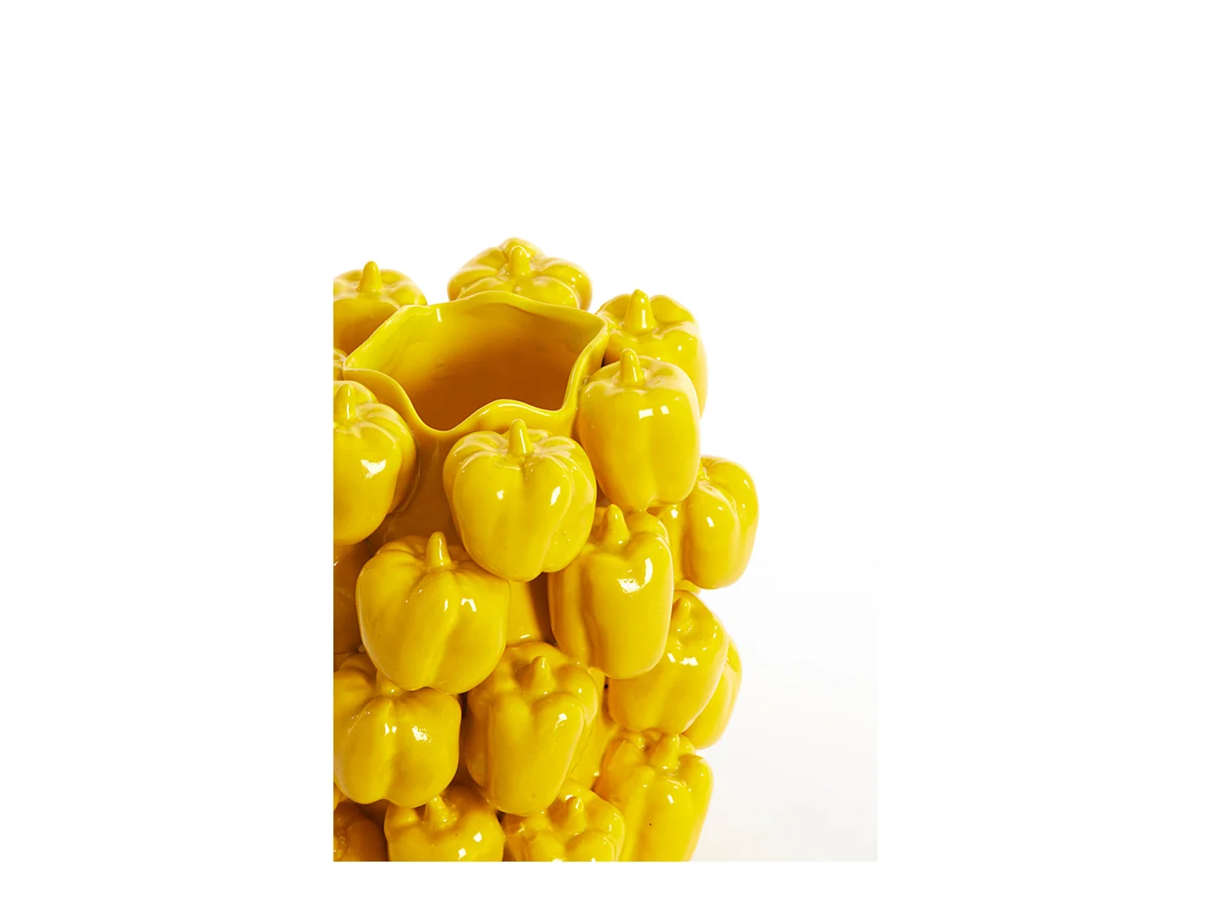 Vase BELLPEPPER - 23,5 x 23 x 32,5 cm - Jaune