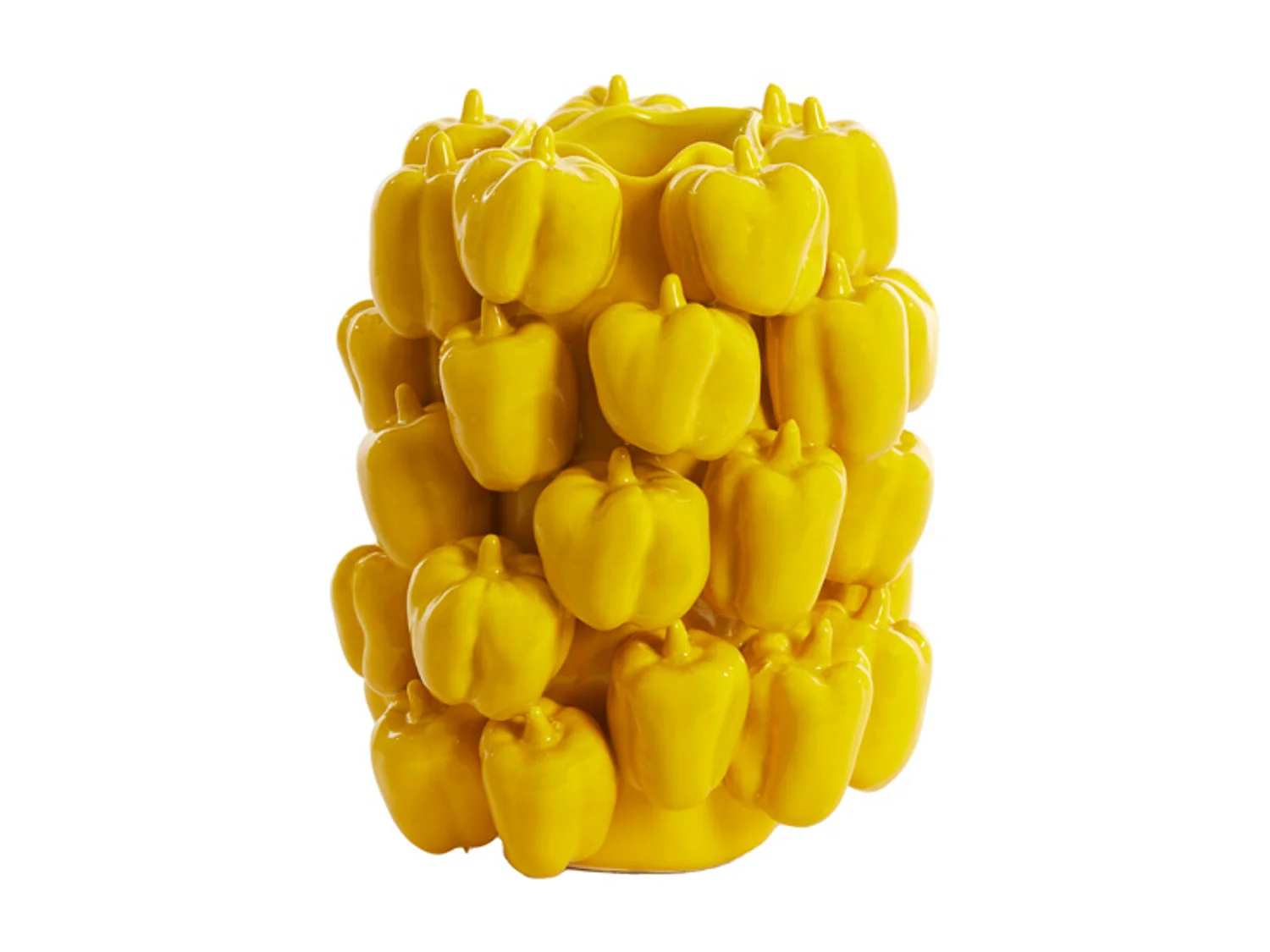 Vase BELLPEPPER - 23,5 x 23 x 32,5 cm - Jaune