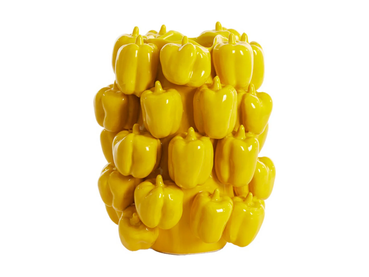 Vase BELLPEPPER - 23,5 x 23 x 32,5 cm - Jaune