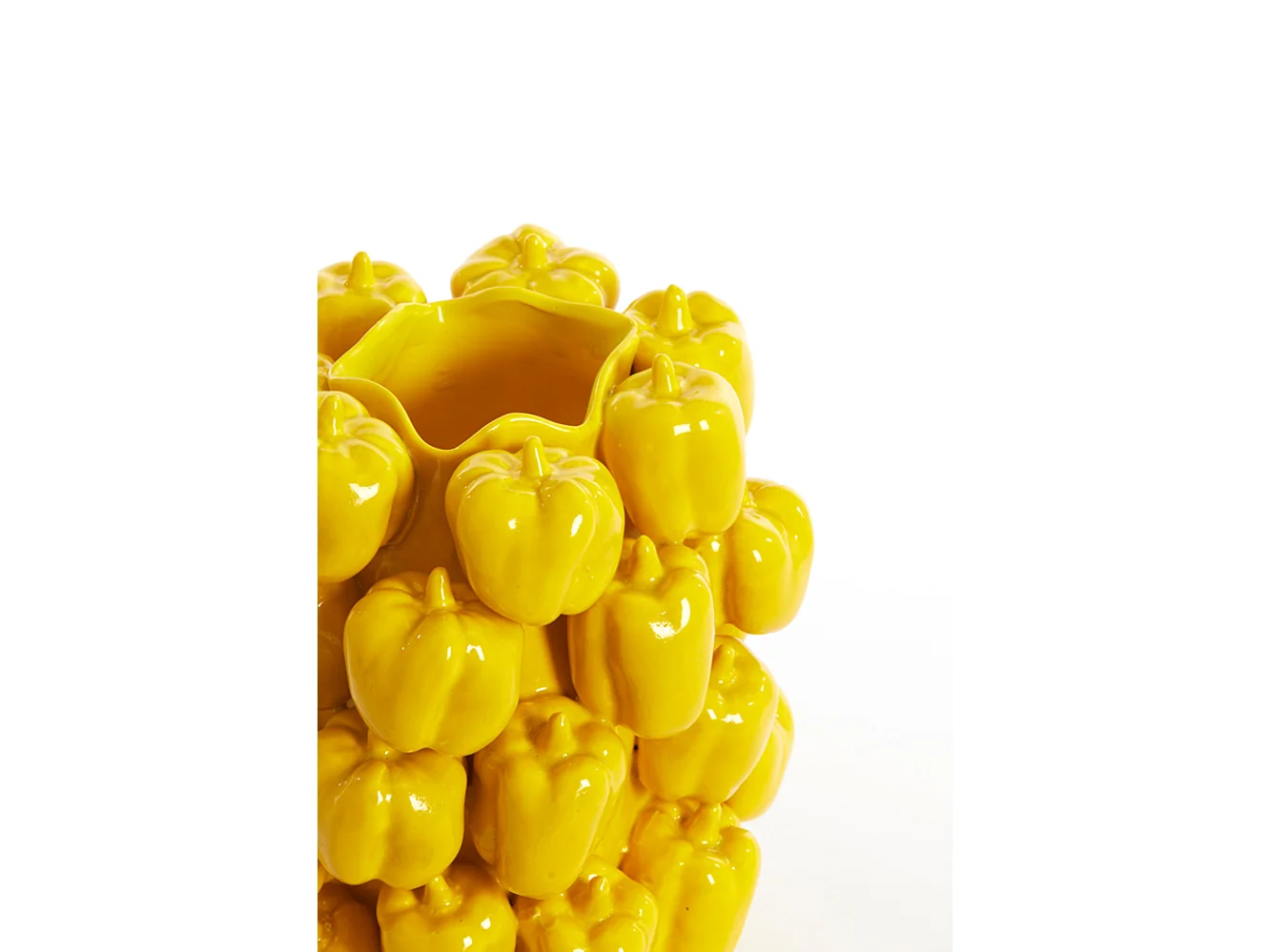Vase BELLPEPPER - 23,5 x 23 x 32,5 cm - Jaune