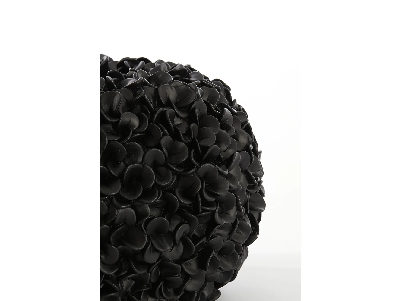 Vase PHYLIA - Ø38x23cm - Noir