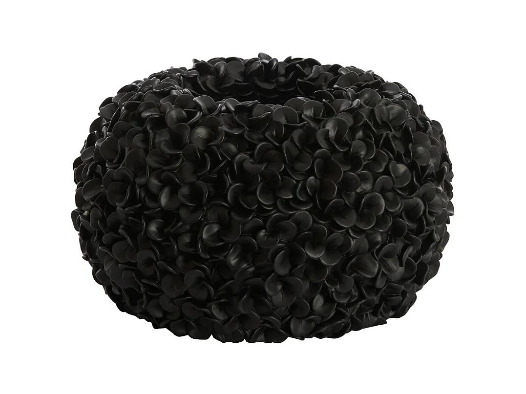 Vase PHYLIA - Ø38x23cm - Noir