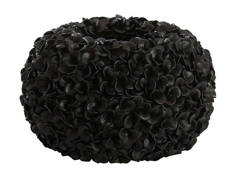 Vase PHYLIA - Ø38x23cm - Noir