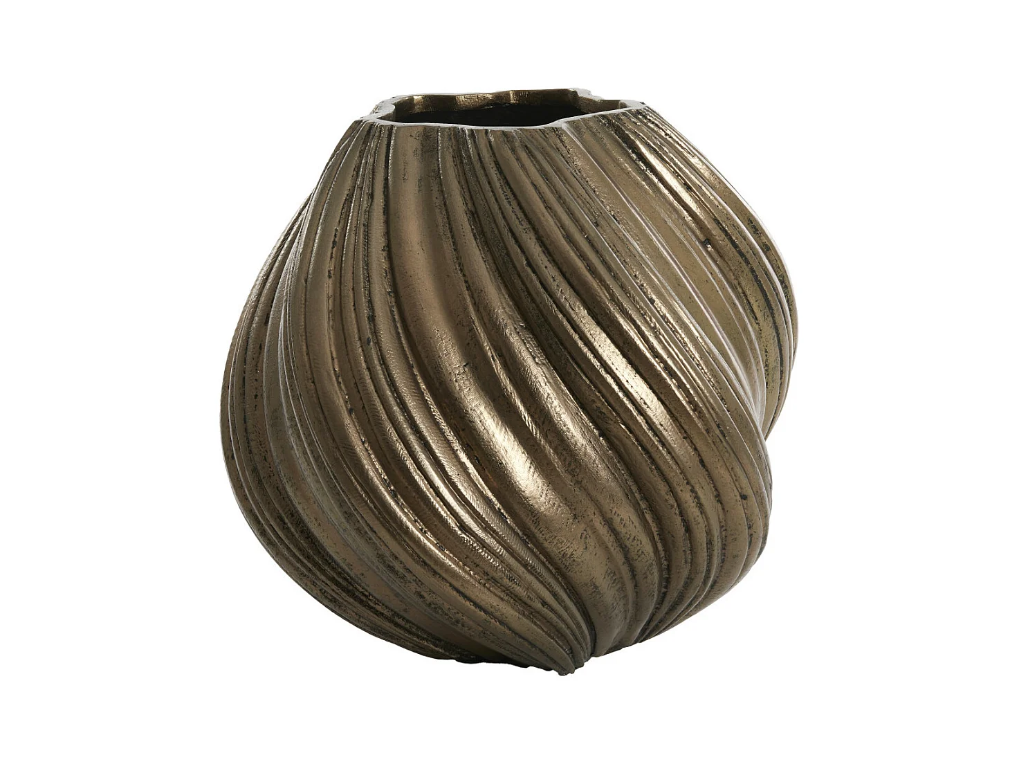 Vase YATUNG - Ø52x48cm - Bronze