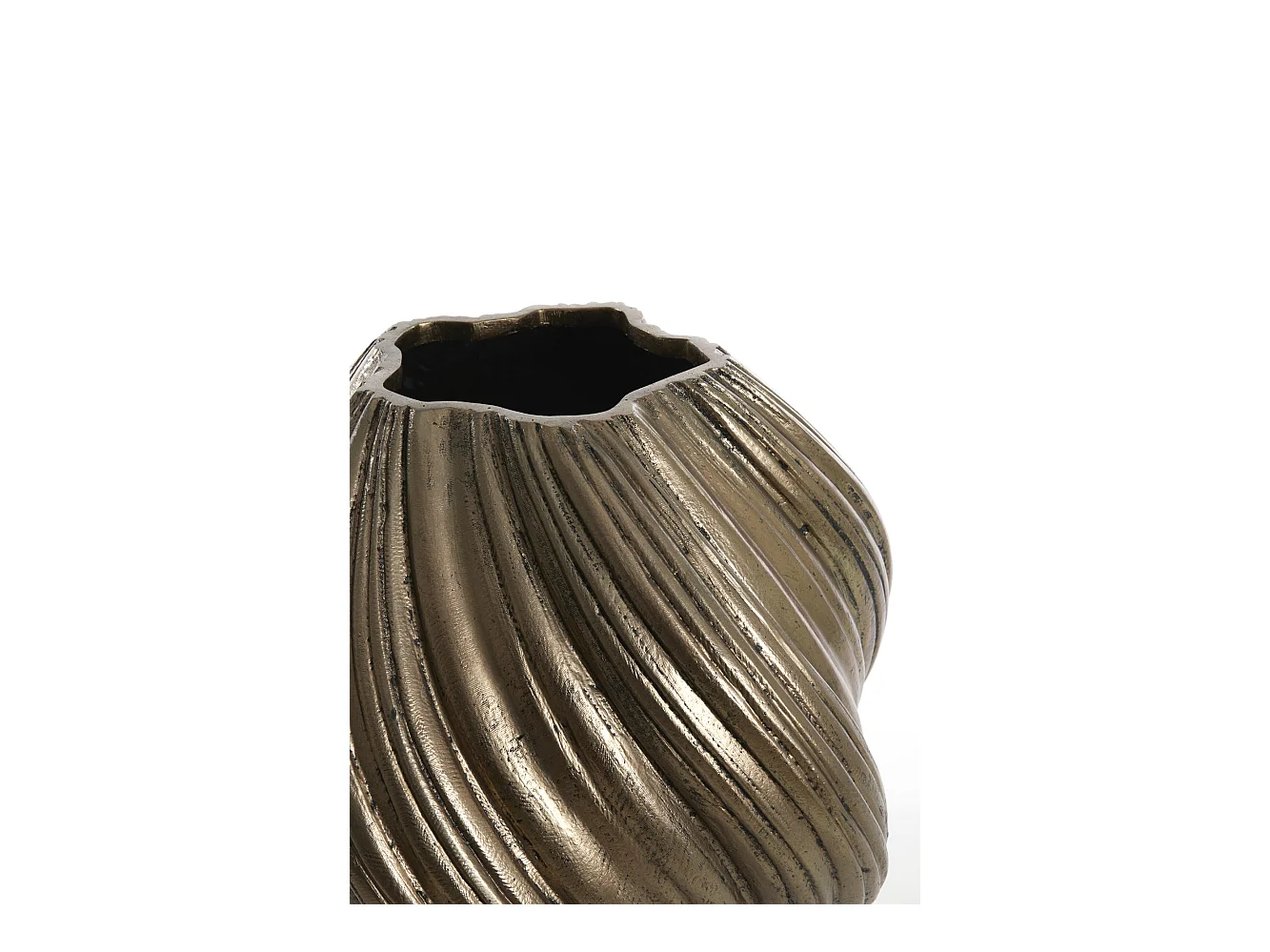 Vase YATUNG - Ø52x48cm - Bronze