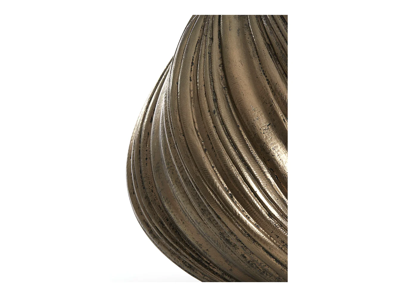 Vase YATUNG - Ø52x48cm - Bronze