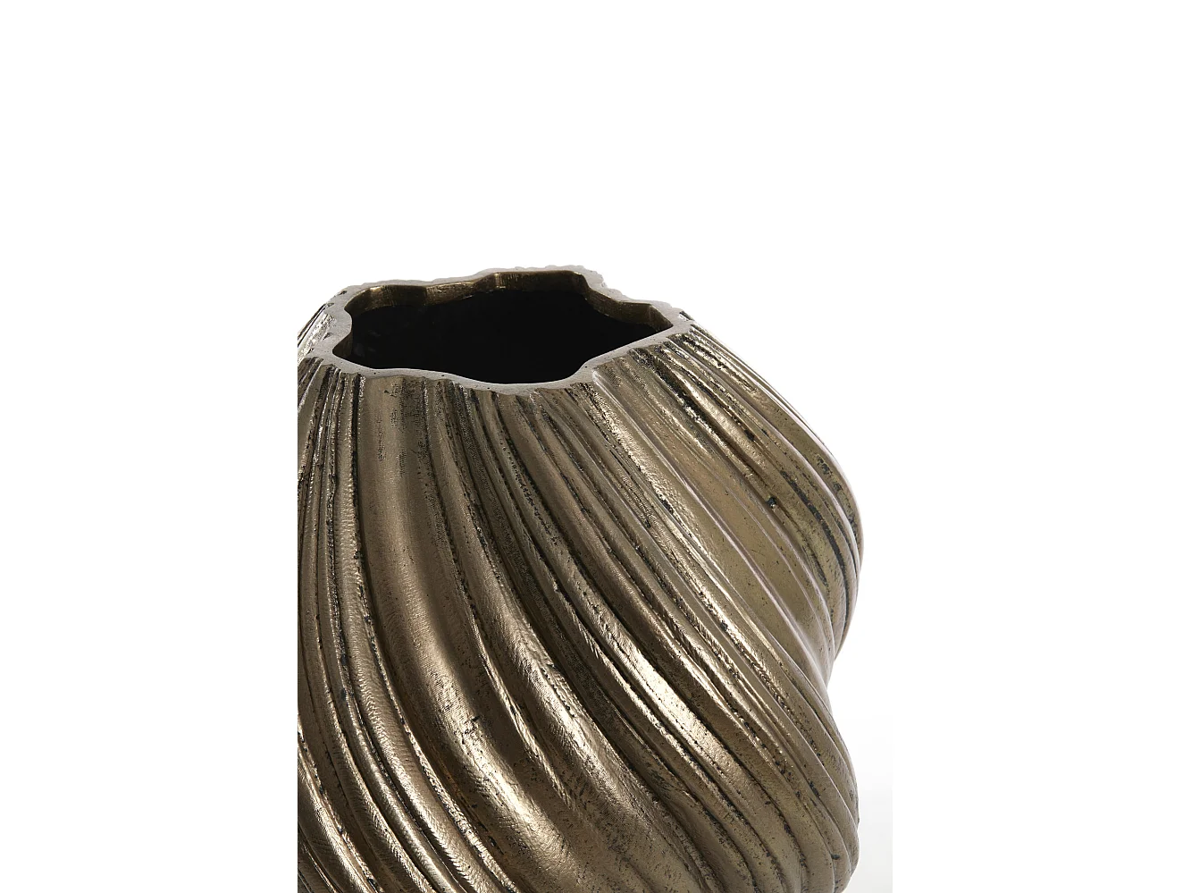 Vase YATUNG - Ø52x48cm - Bronze