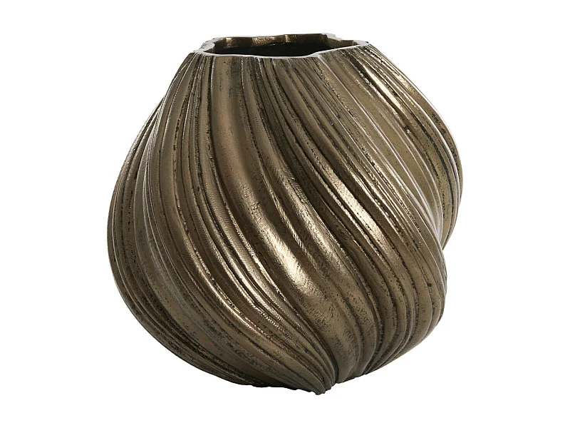 Vase YATUNG - Ø52x48cm - Bronze