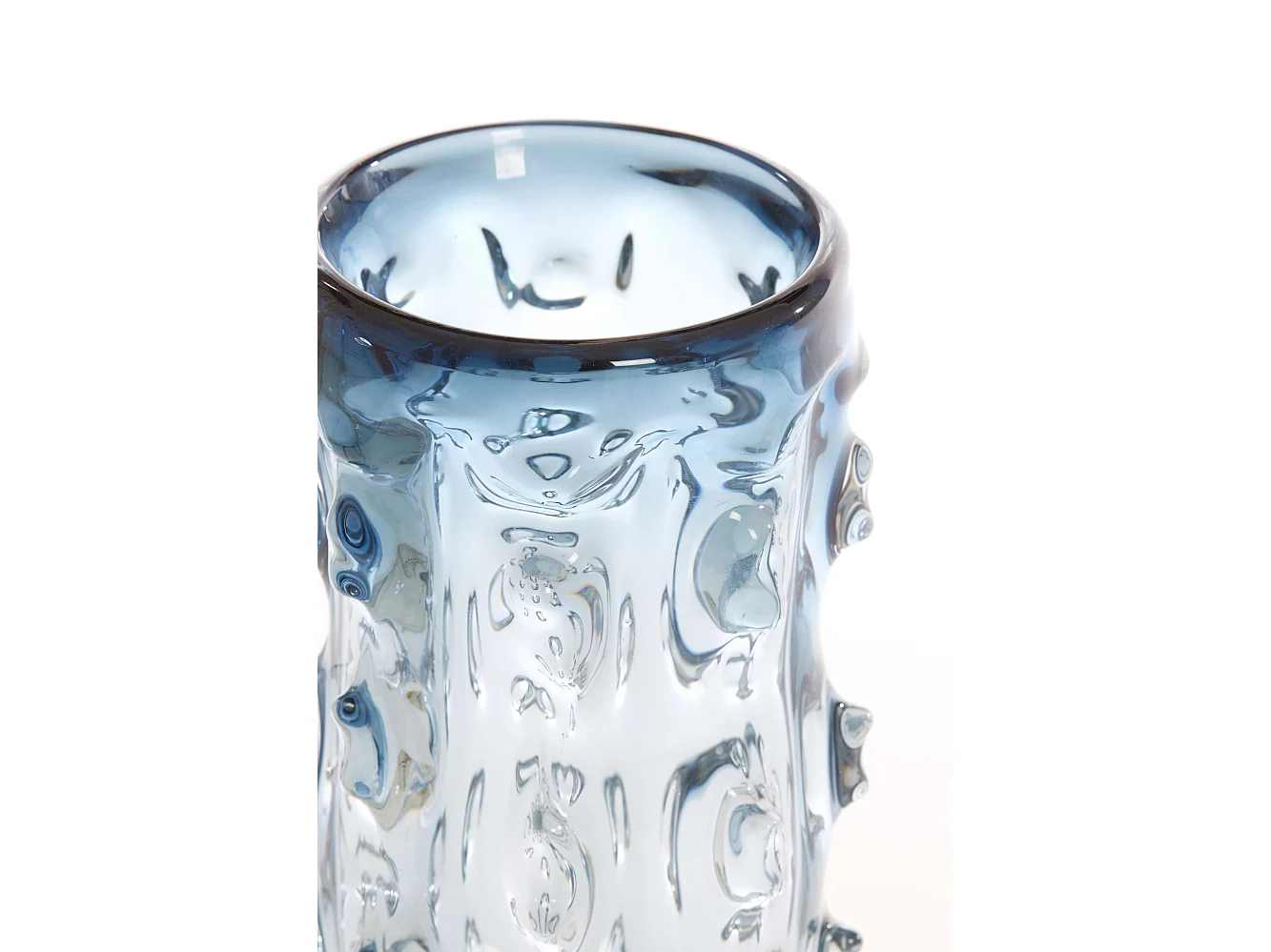 Vase TORBEN - Ø15x27,5cm - Bleu