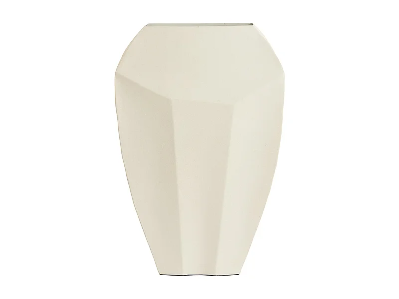 Vase CORDOBA - 30x13x45cm - Blanc